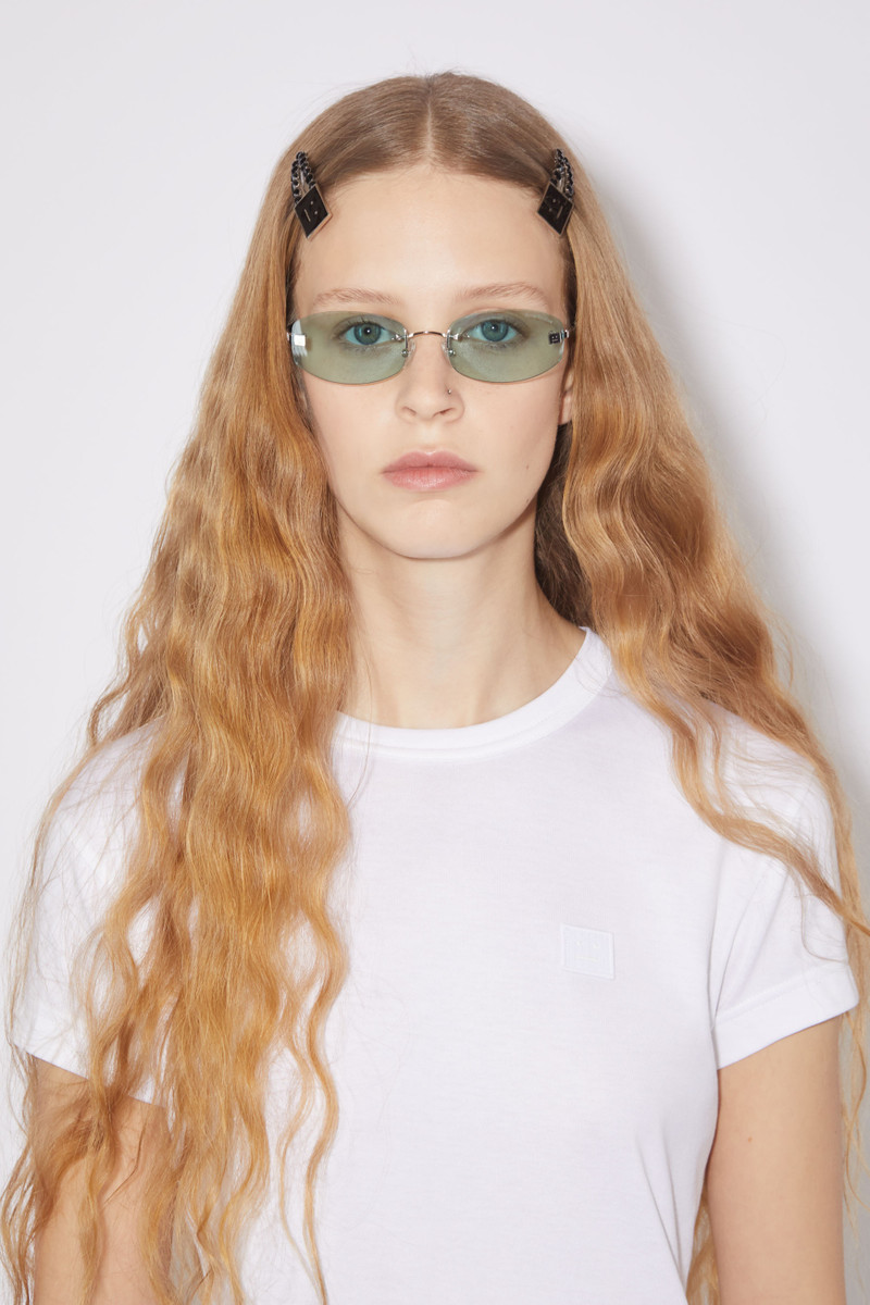크루 넥 티셔츠 - Fitted fit - Optic White 4