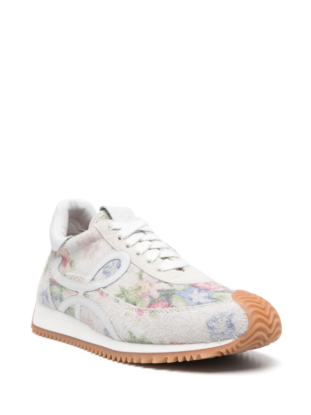 floral-print sneakers - 2
