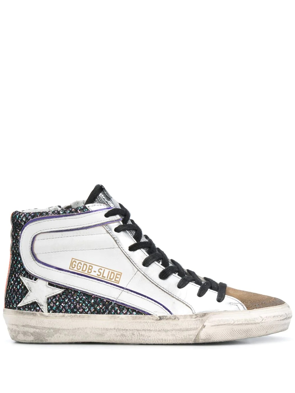 Slide high-top sneakers - 1