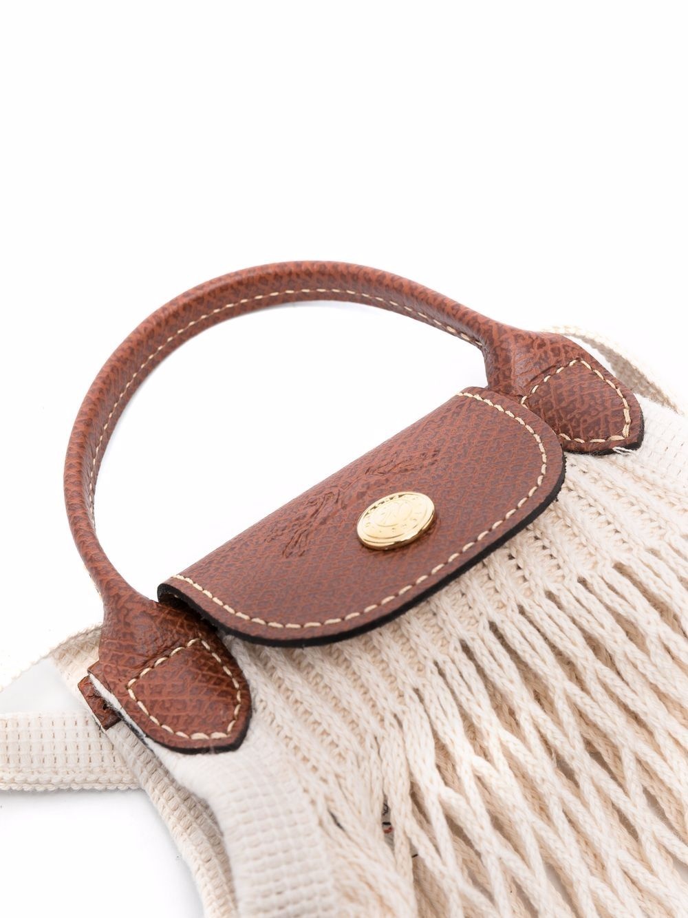 Le Pliage Filet knitted mesh cross-body bag - 4