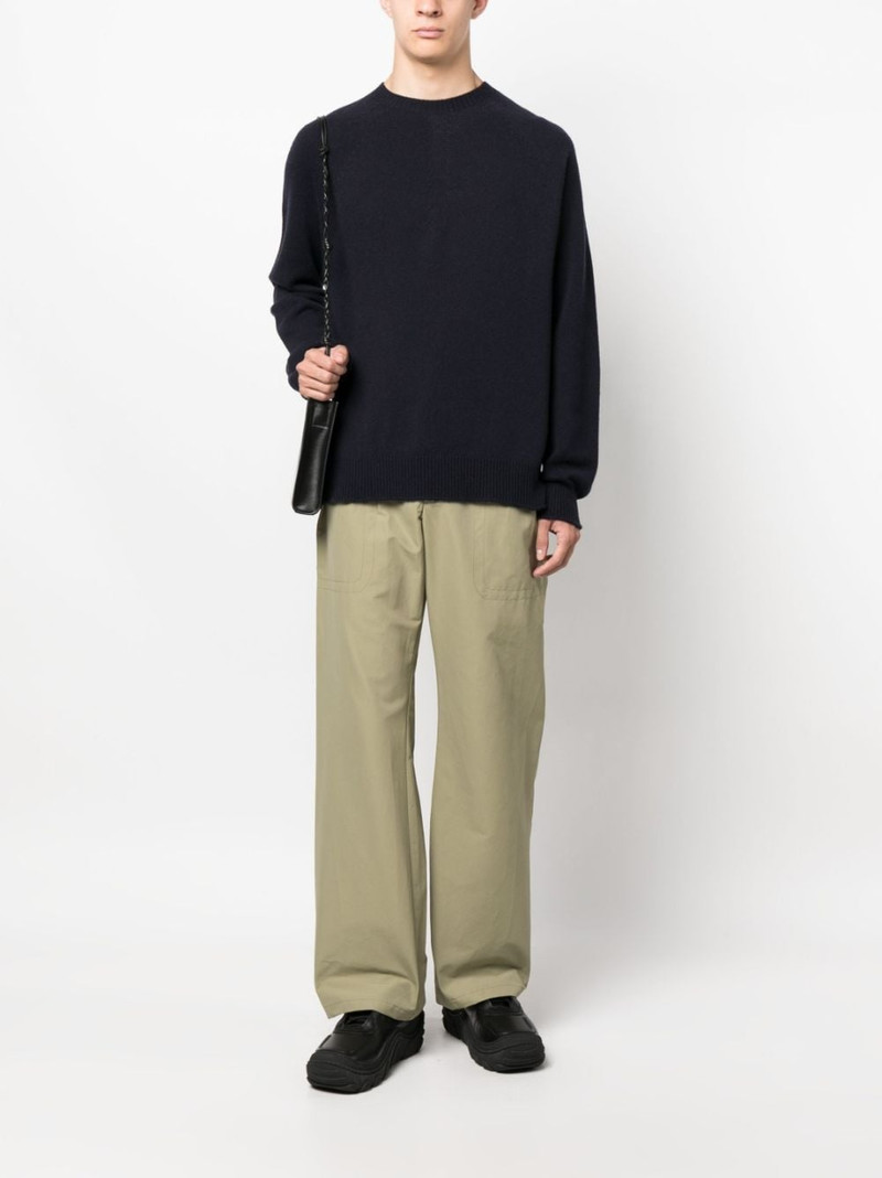 Jil Sander crew neck cashmere jumper outlook