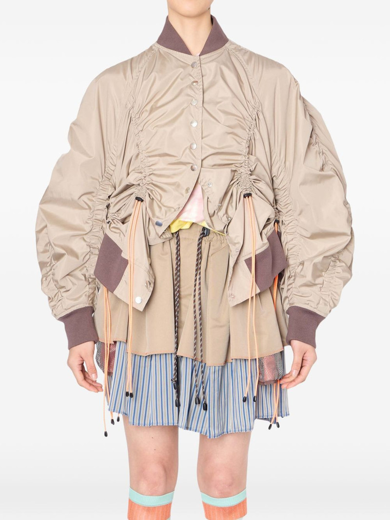 gathered bomber jacket 1