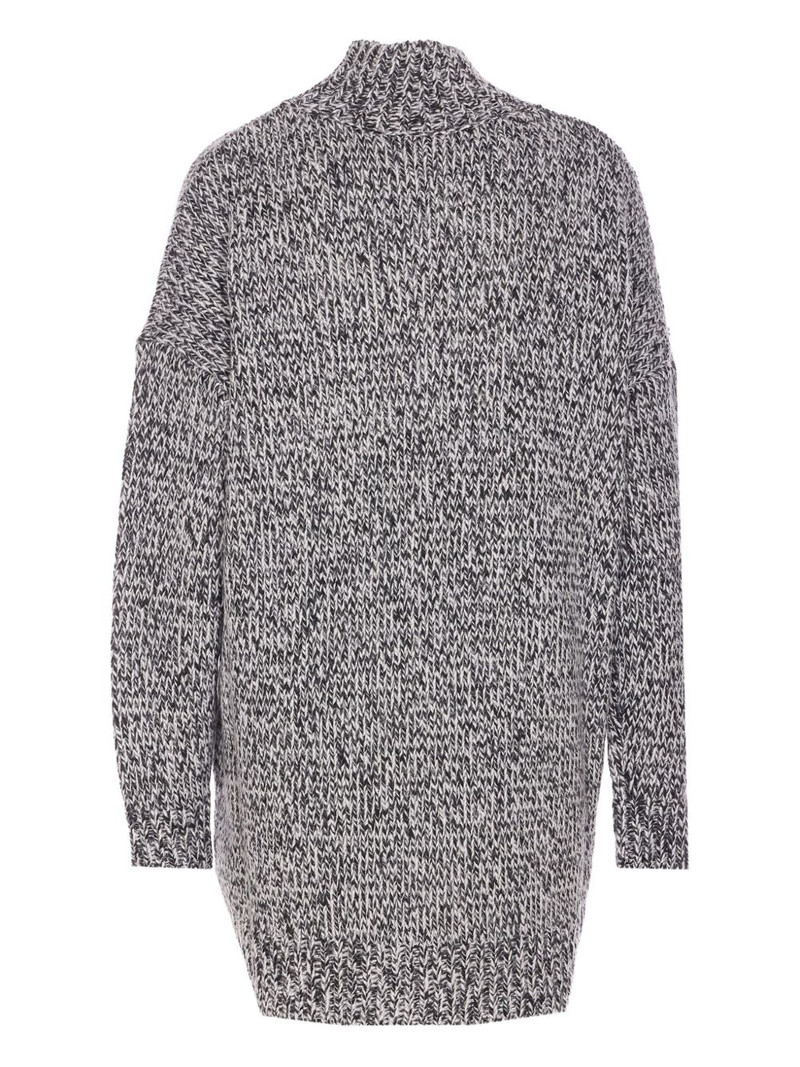 ESSENTIEL ANTWERP high-neck fringe-detail sweater outlook