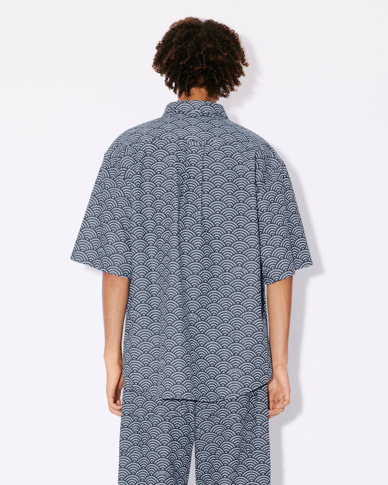 'KENZO Seigaiha' denim shirt 4