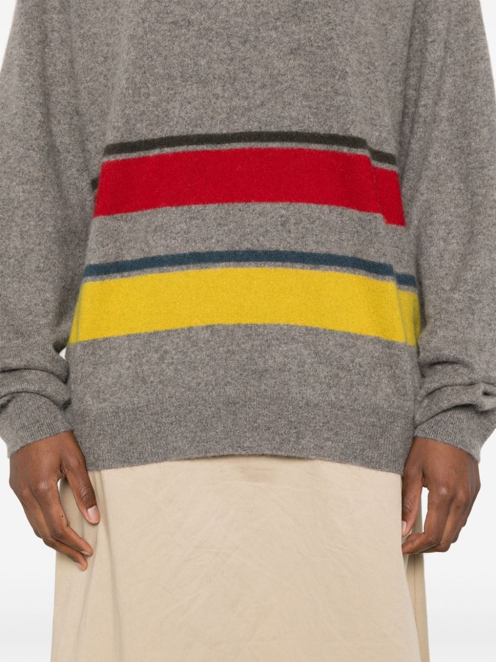 striped sweater - 5