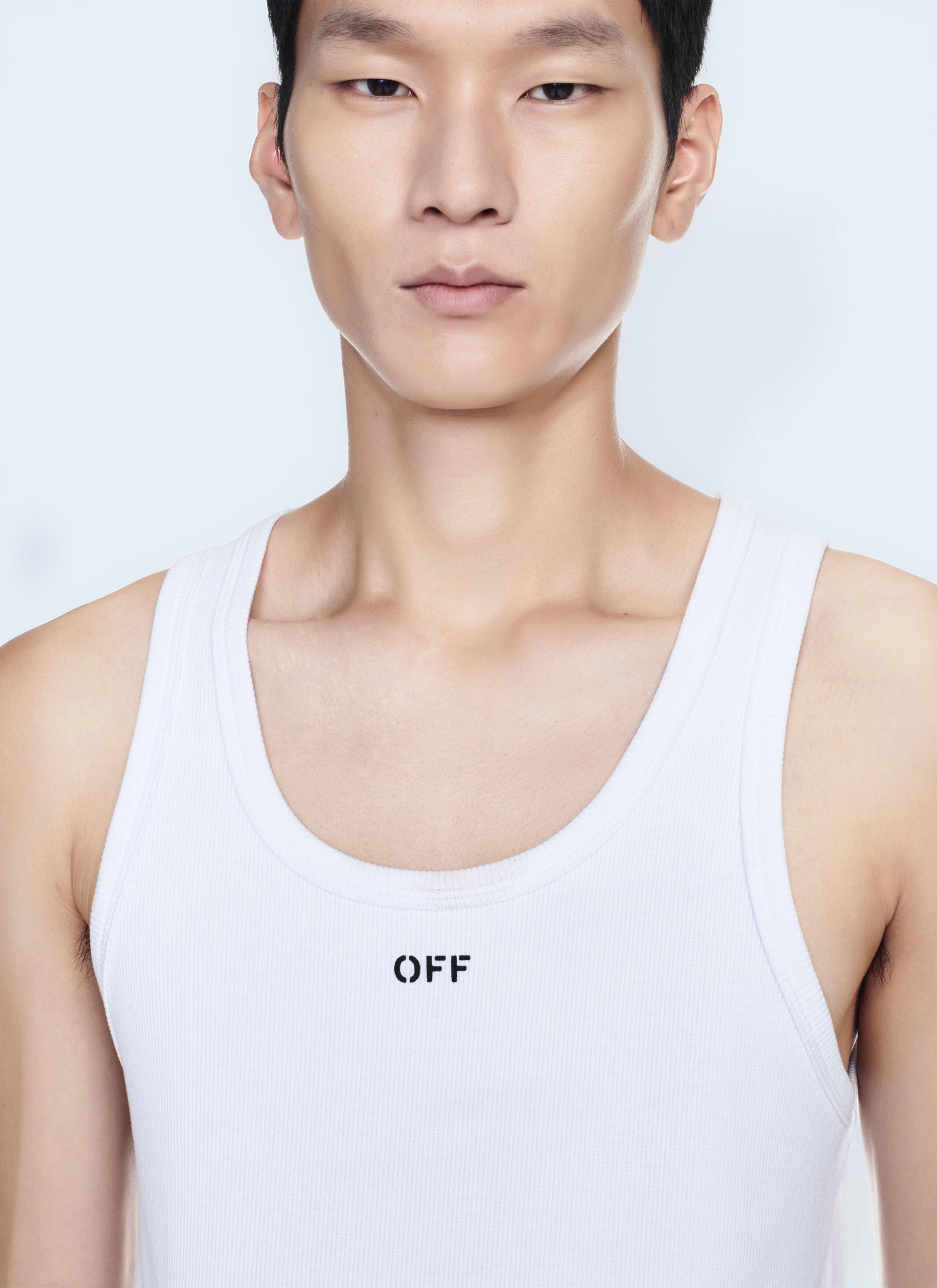 Off Stamp Rib Tank Top - 4