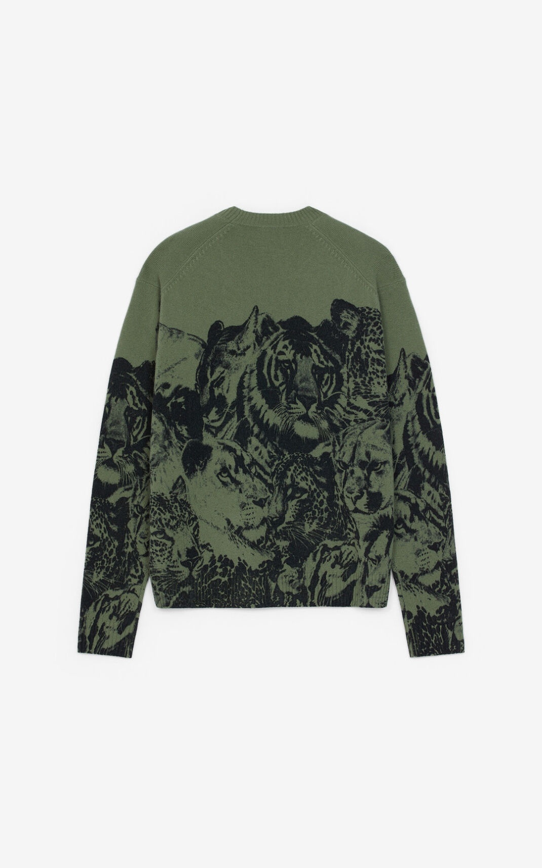 'Wildtigers' loose wool jumper - 5