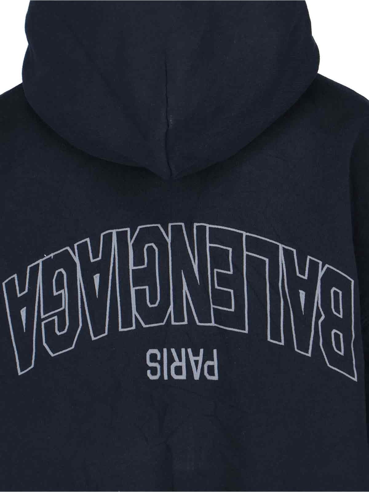 'FLIPPED UNI' ZIP SWEATSHIRT - 3