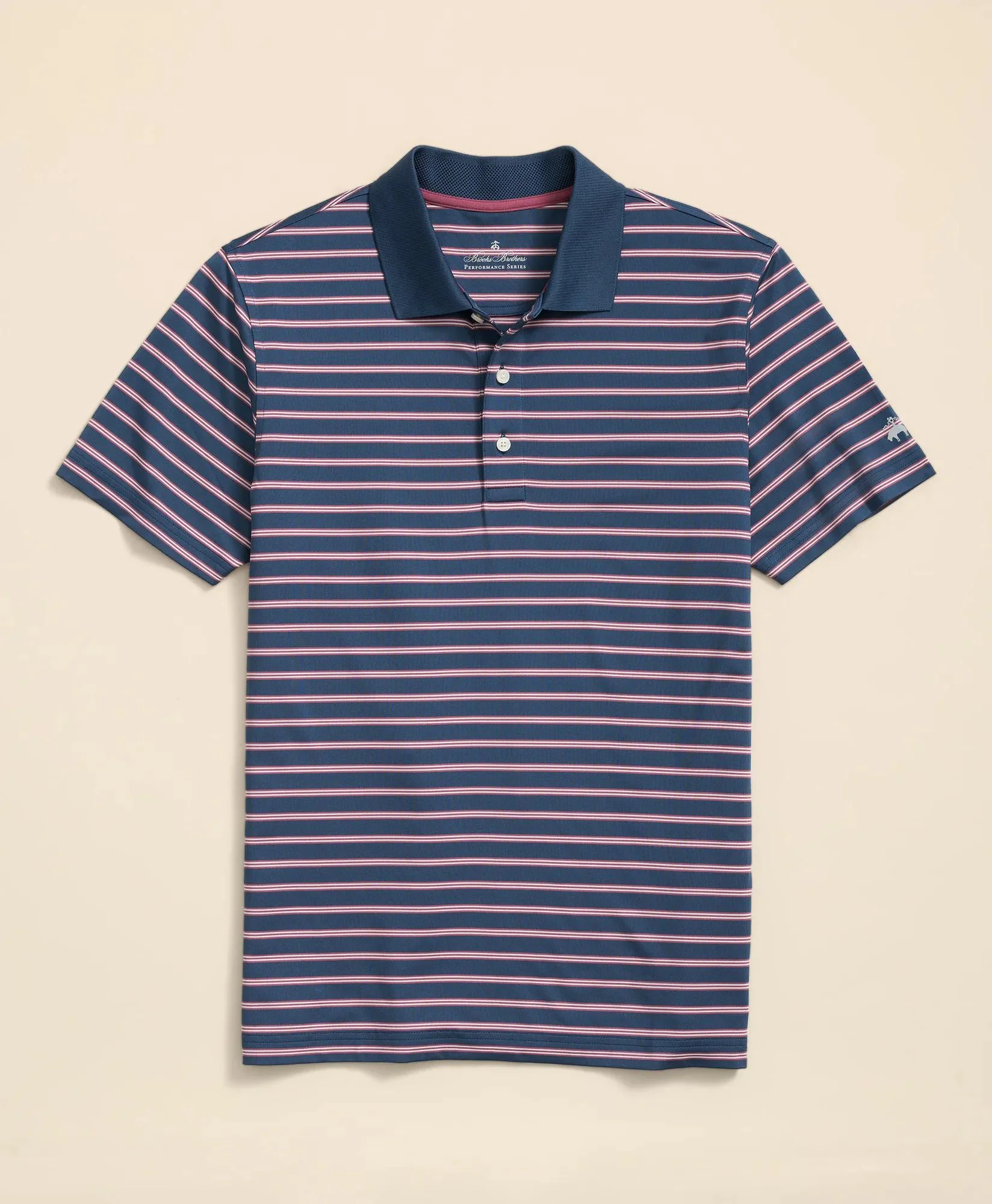 Performance Series BB#1 Striped Polo Shirt - 1
