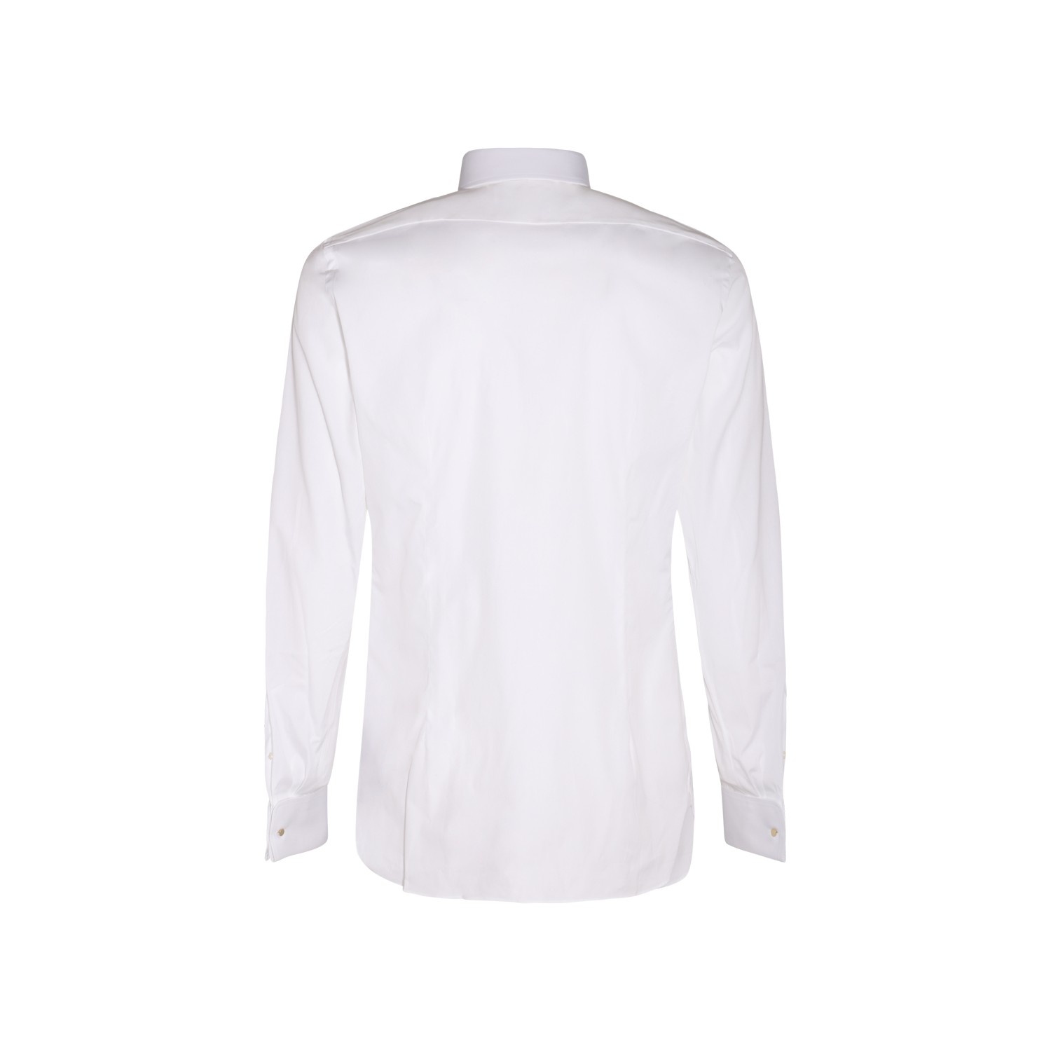 WHITE COTTON SHIRT - 2