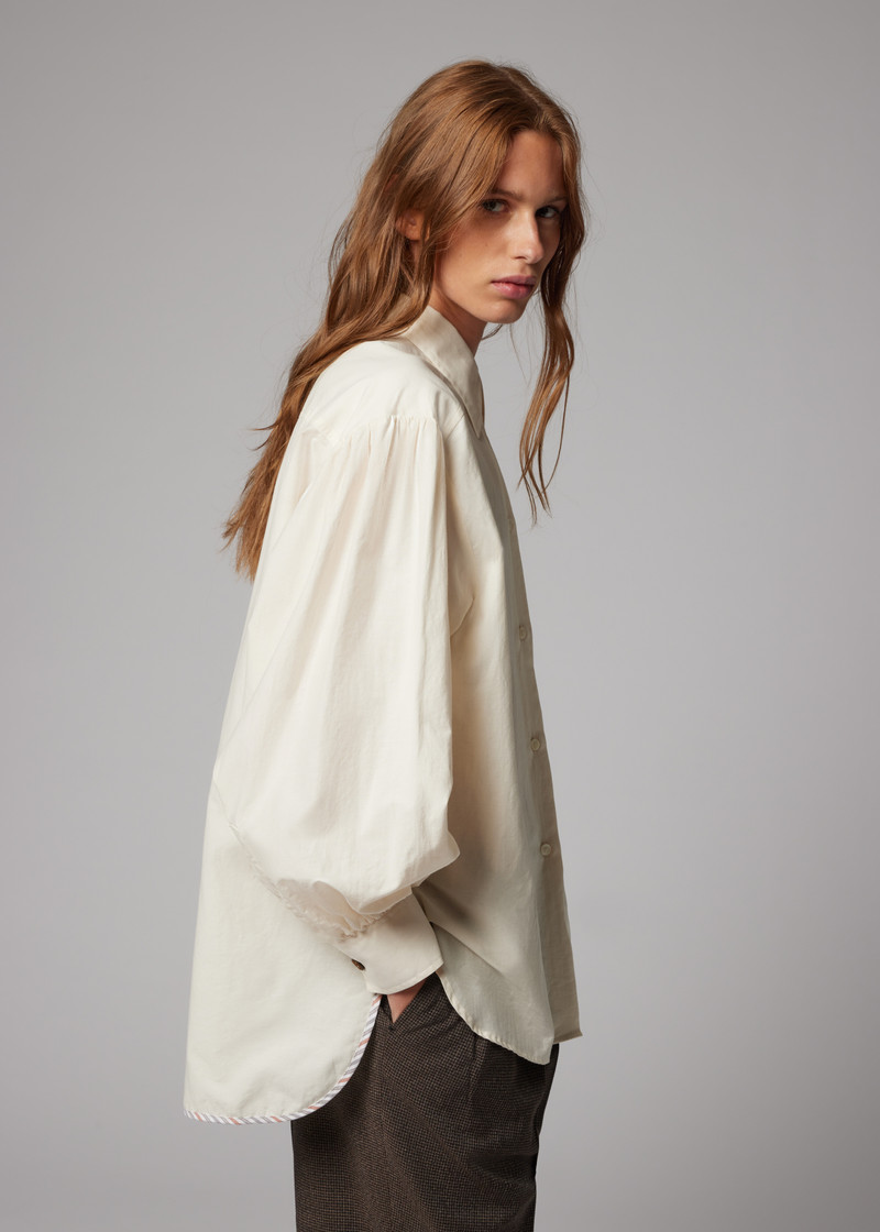 Women's Ecru Oversized Shirt 4