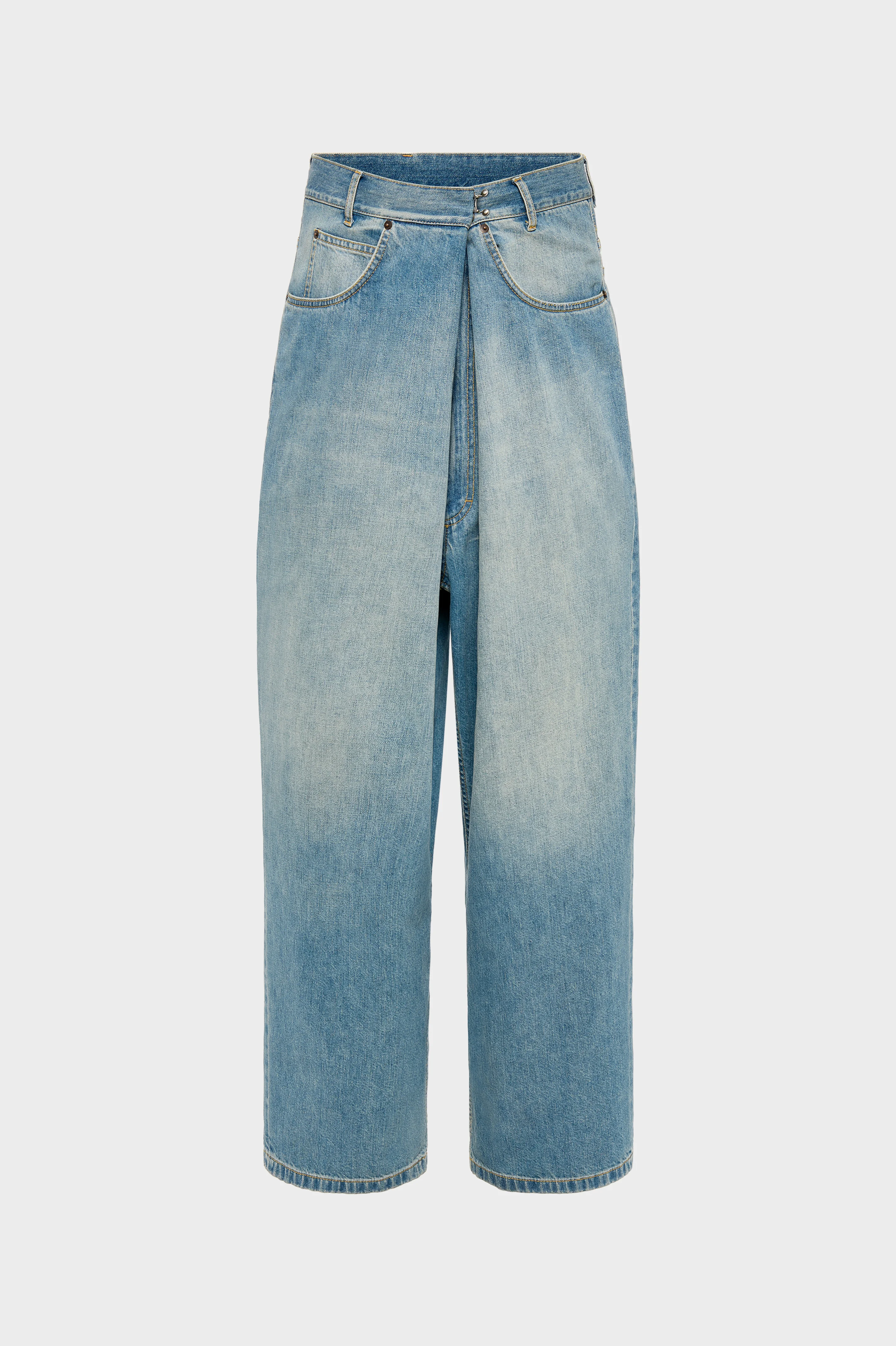Wrap Denim Jeans - 1