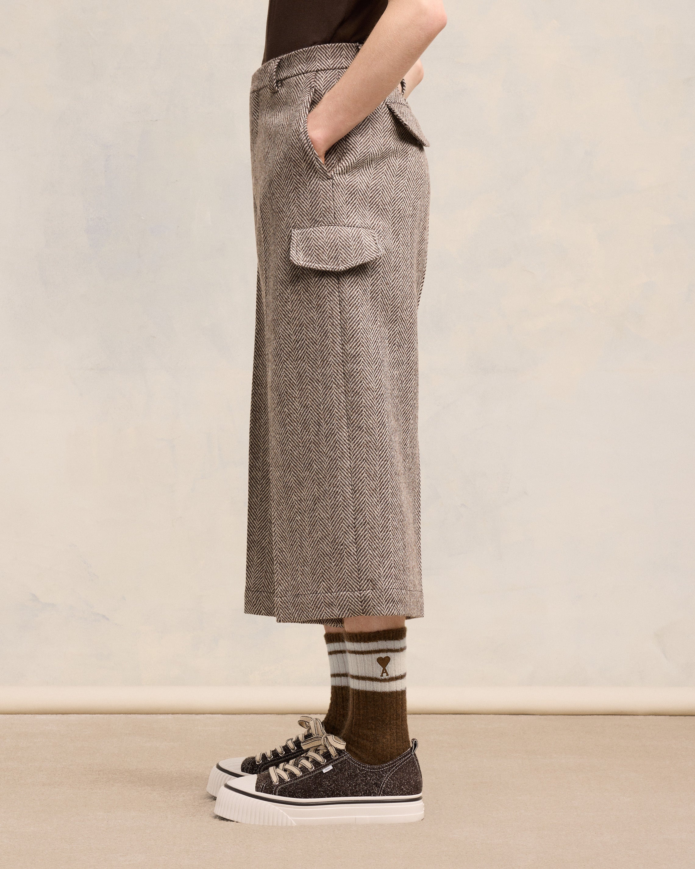 STRIPED MOHAIR SOCKS - 2