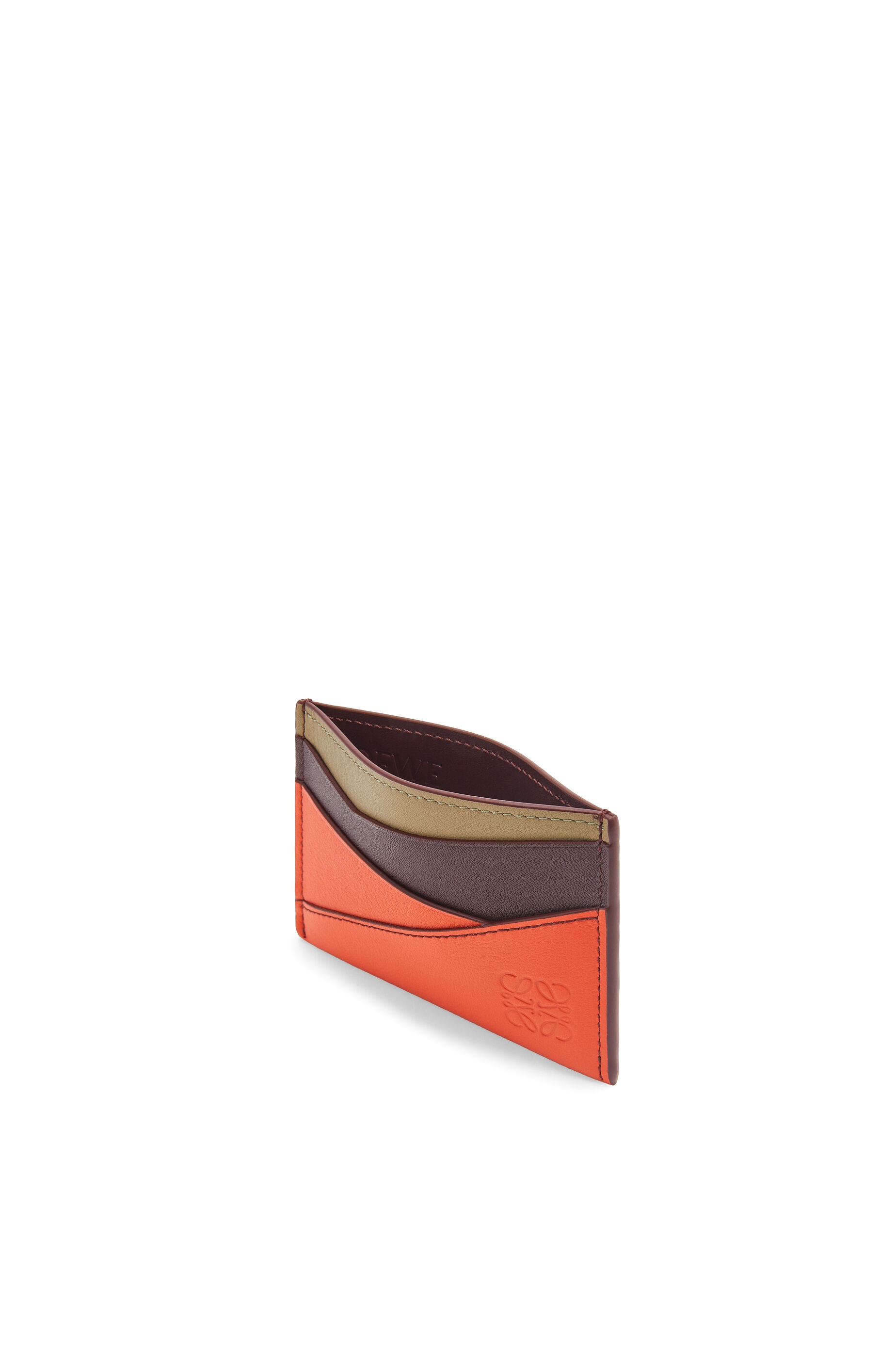 Puzzle plain cardholder in classic calfskin - 2