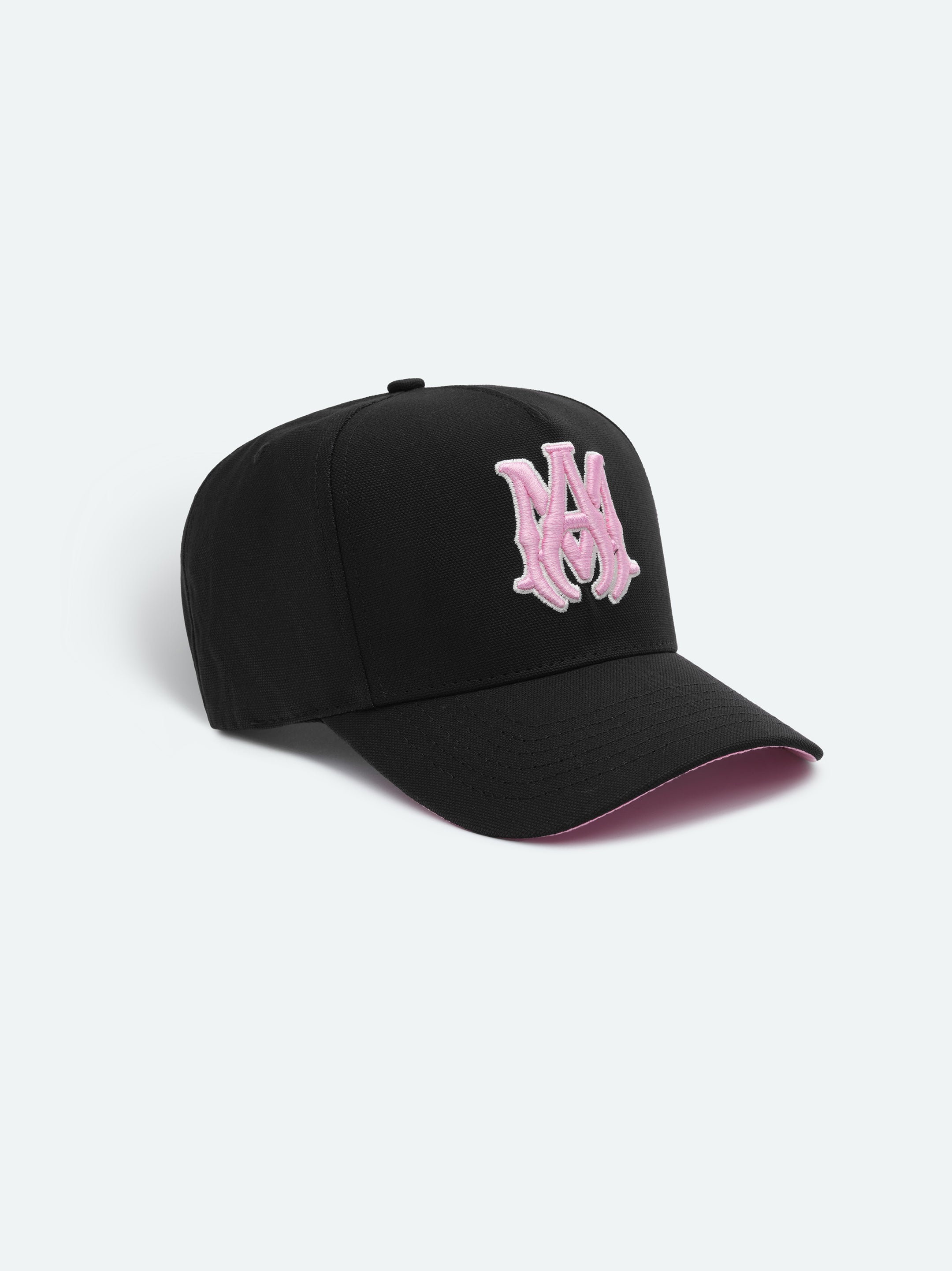 XO FULL CANVAS HAT- BLACK/PINK - 2