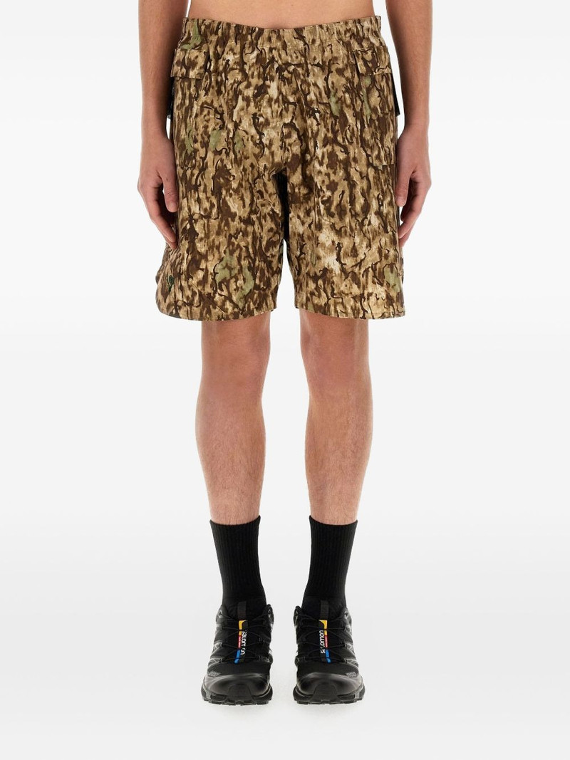camouflage-print shorts 1