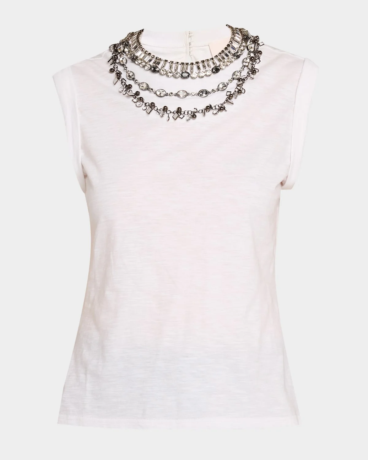 Bella Chunky Layered Necklace T-Shirt - 1