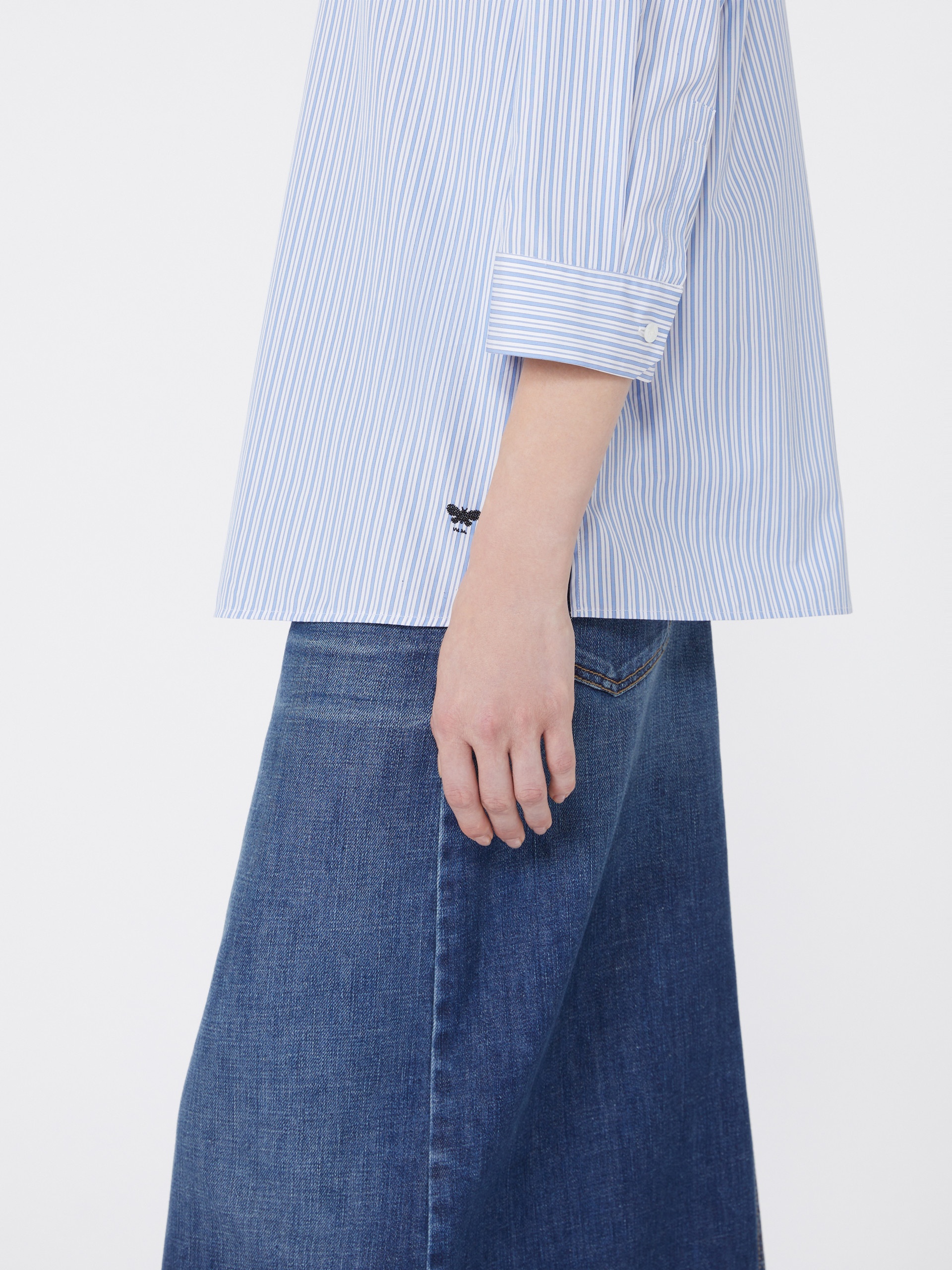 GIRALDA Flared poplin shirt - 6