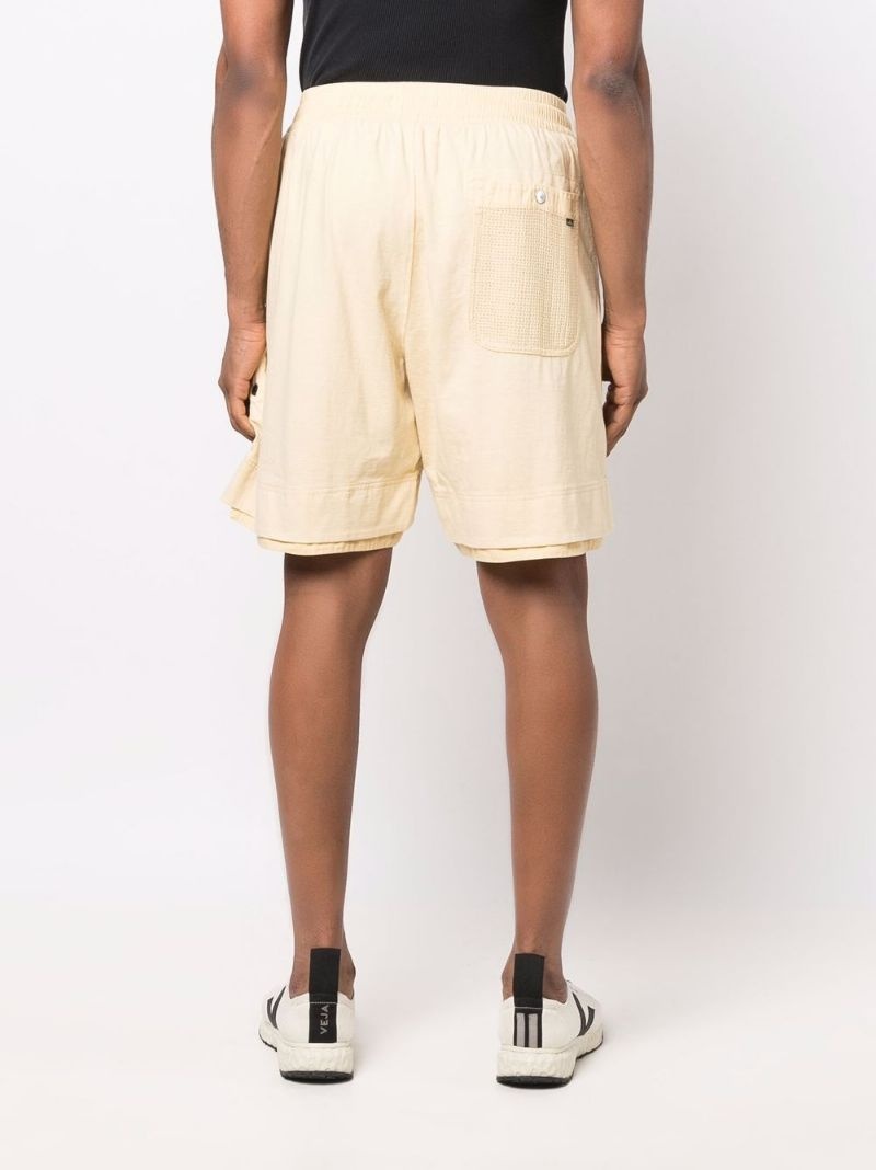 speckled-cotton bermuda shorts - 4