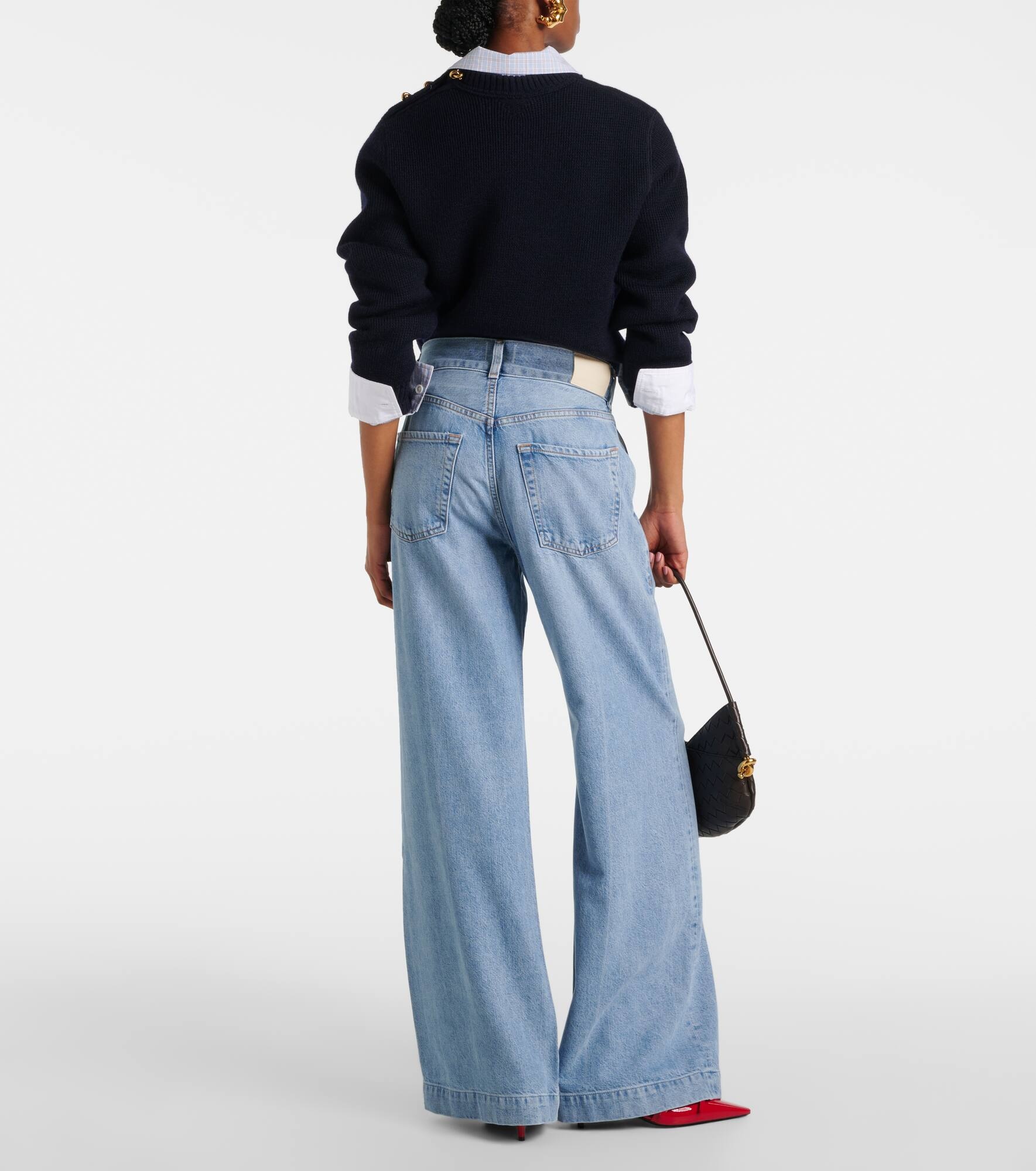 Beverly high-rise wide-leg jeans - 3