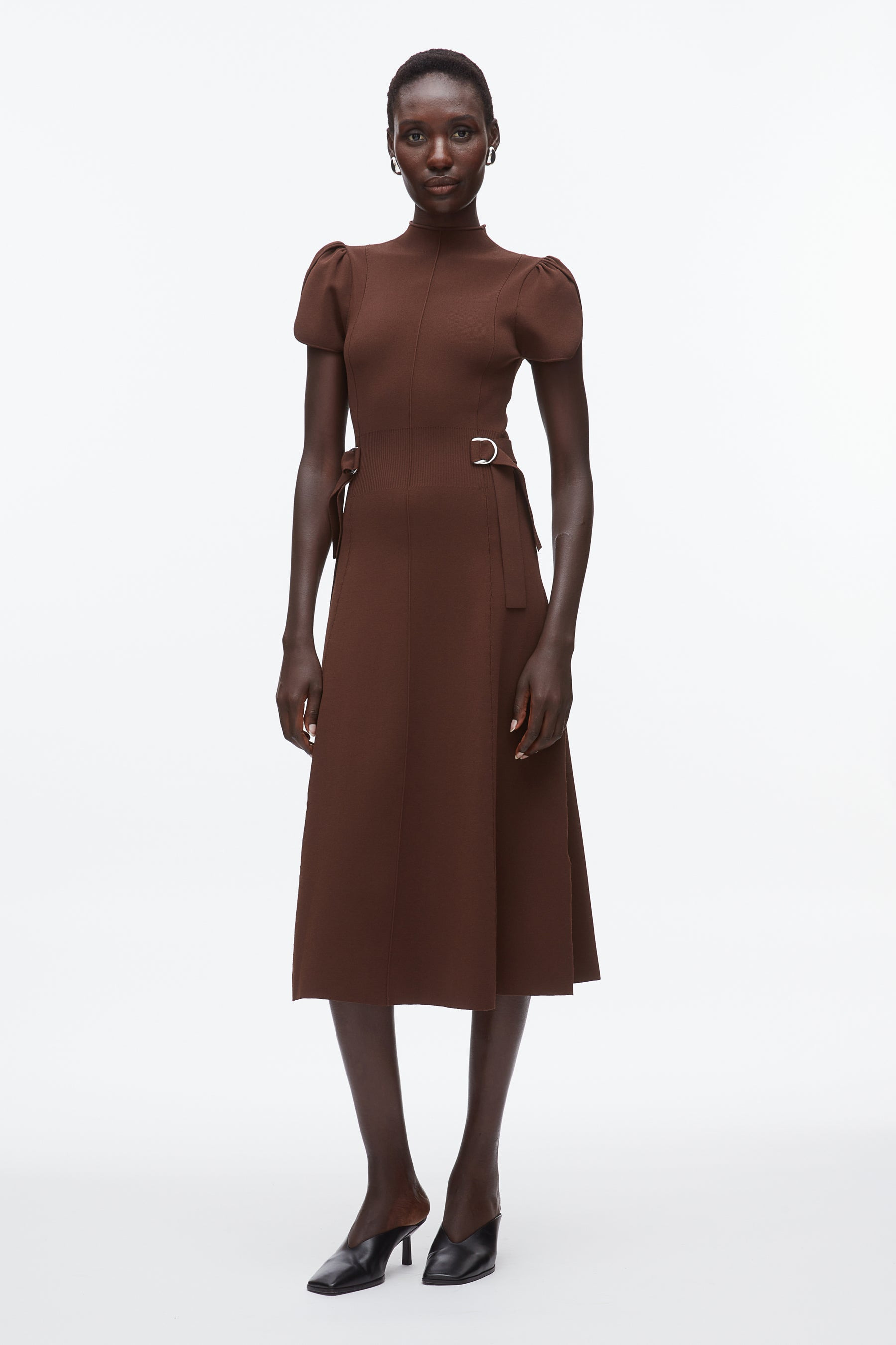 Compact Rib Tulip Dress - 2