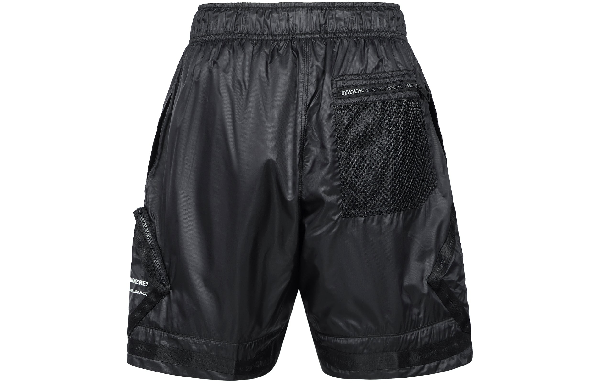 Air Jordan SS22 23 Engineered Solid Color Woven Training Sports Shorts Black DM1391-010 - 3