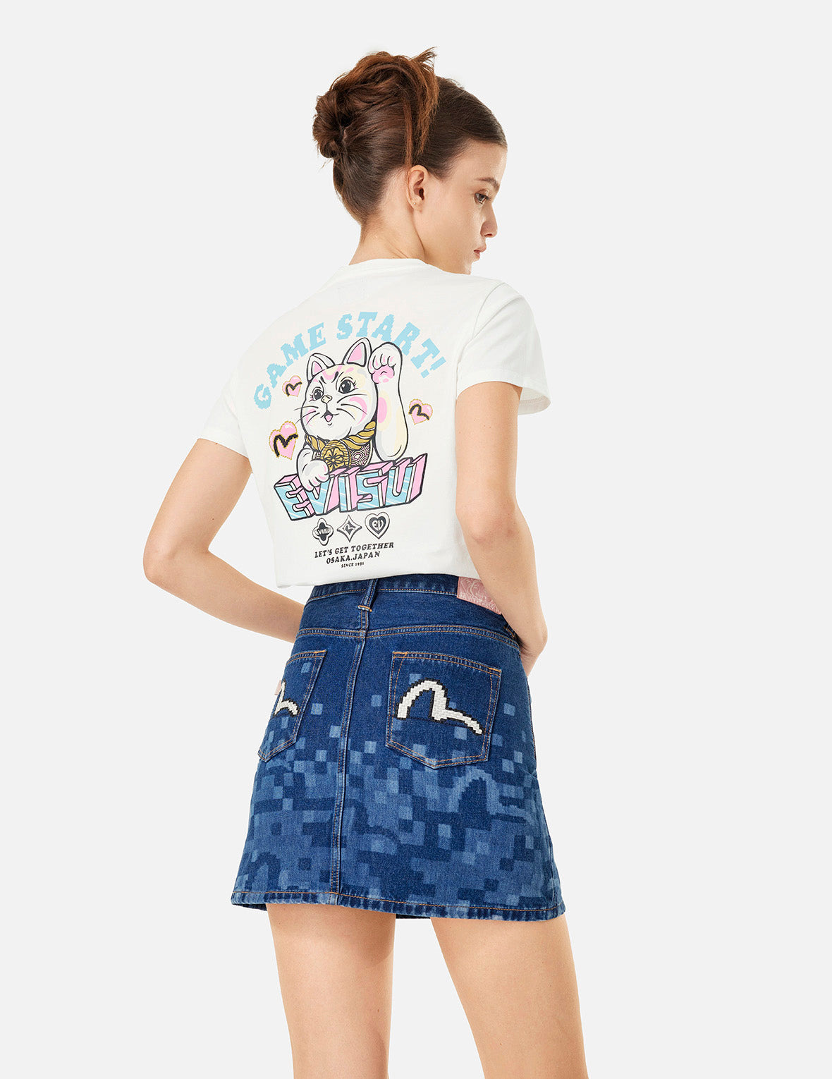 FORTUNE CAT PRINT REGULAR FIT T-SHIRT - 5