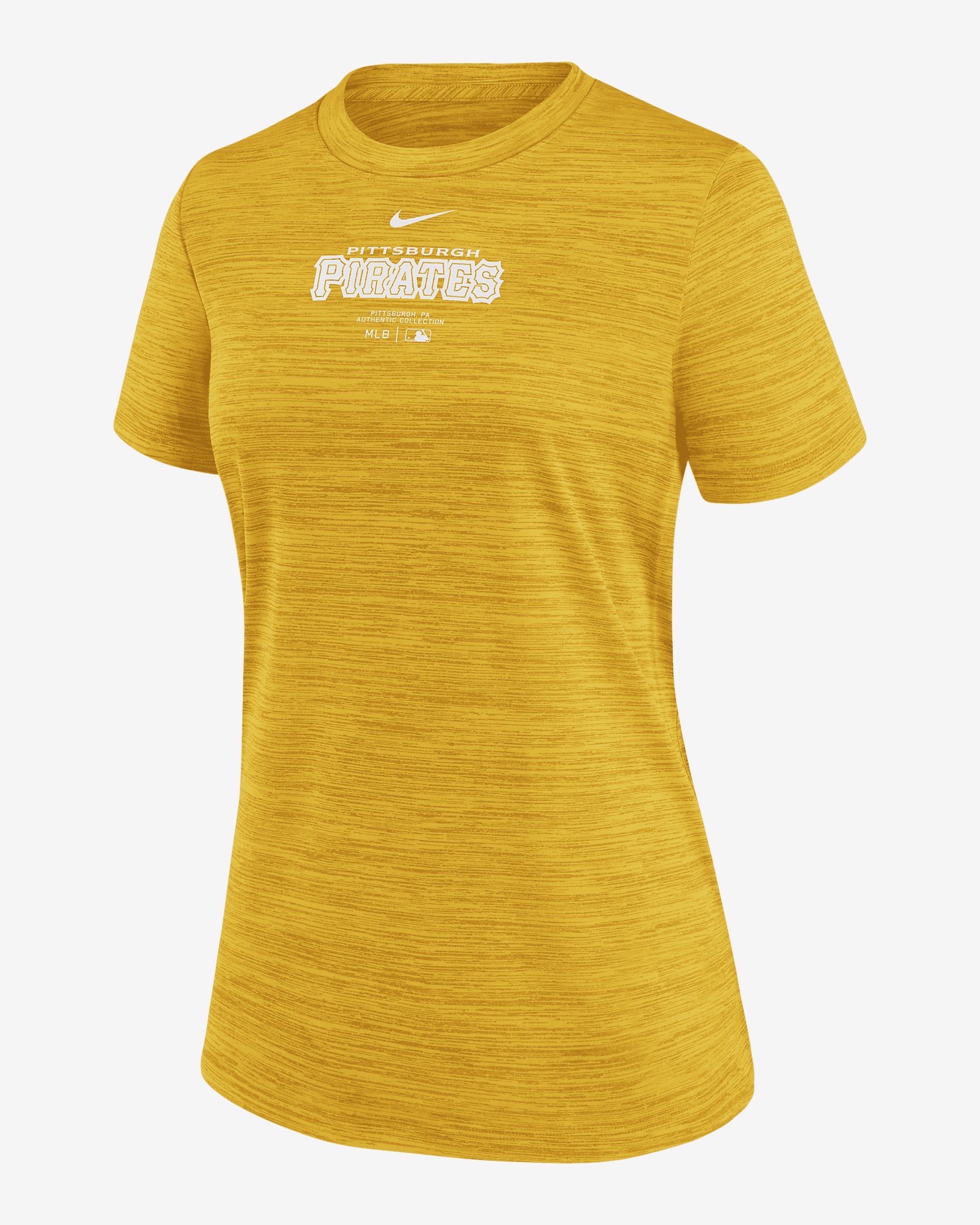 Pittsburgh Pirates Authentic Collection Practice Velocity Nike Women's Dri-FIT MLB T-Shirt - 1