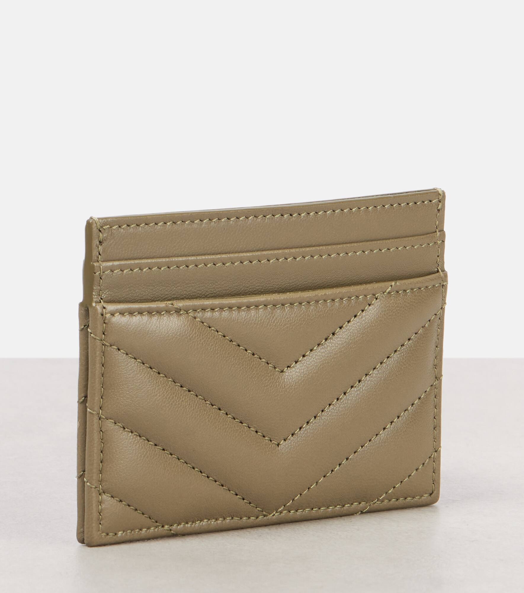 Cassandre metalassé leather card holder - 3