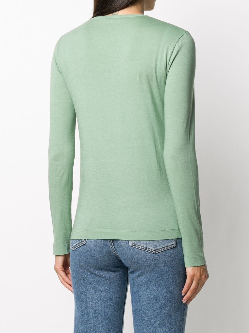 round long-sleeve T-shirt - 4