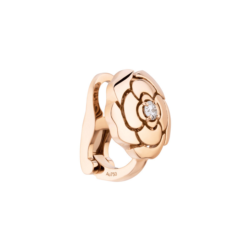 CHANEL Extrait de Camélia earrings outlook