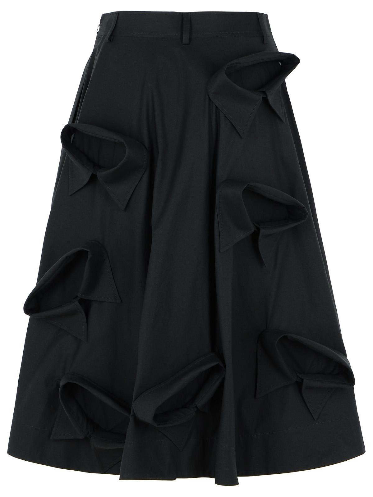 Moschino Black Cotton Skirt Women - 3