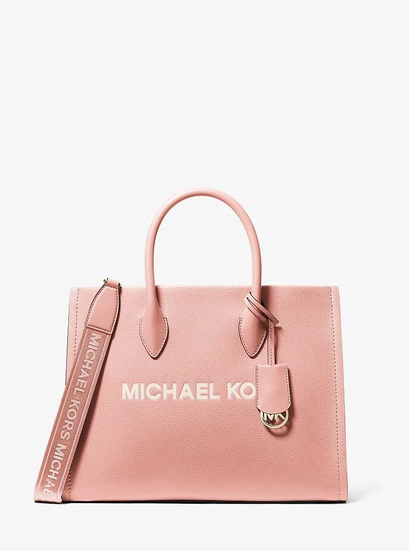 Mirella Medium Pebbled Leather Tote Bag - 1
