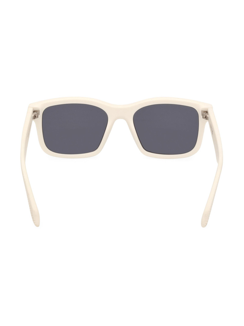 Men's 52MM Square Sunglasses - Ivory Smoke 6
