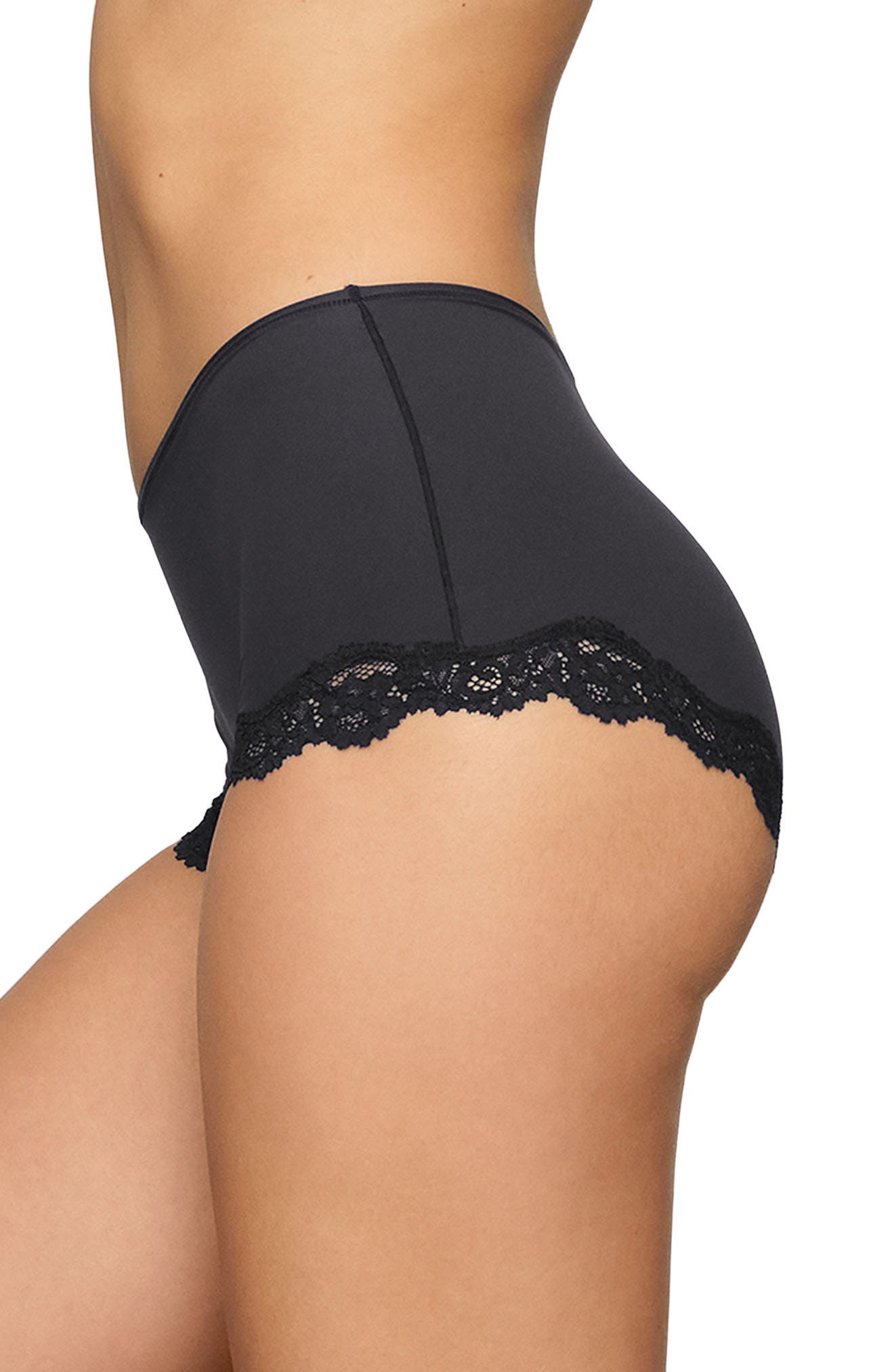 SKIMS Fits Everybody Lace Boy Short in Onyx at Nordstrom - 3