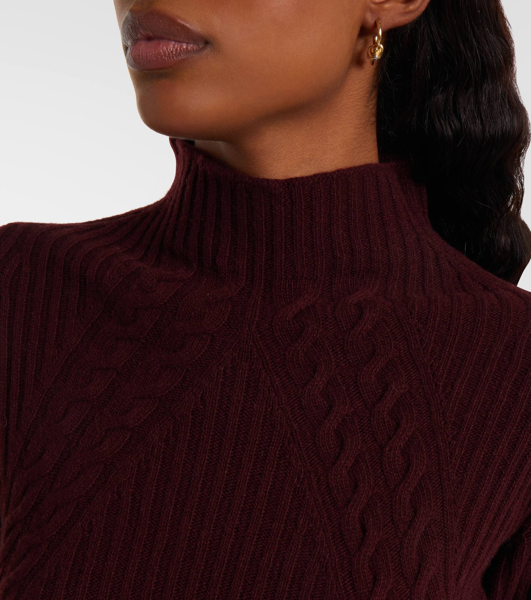 Zelanda wool and cashmere midi dress - 4