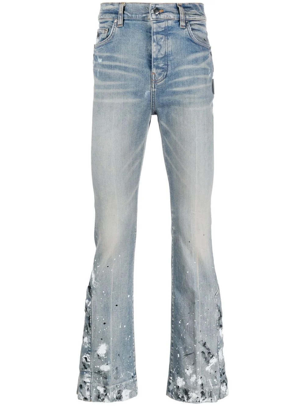 paint-splatter detail jeans - 1
