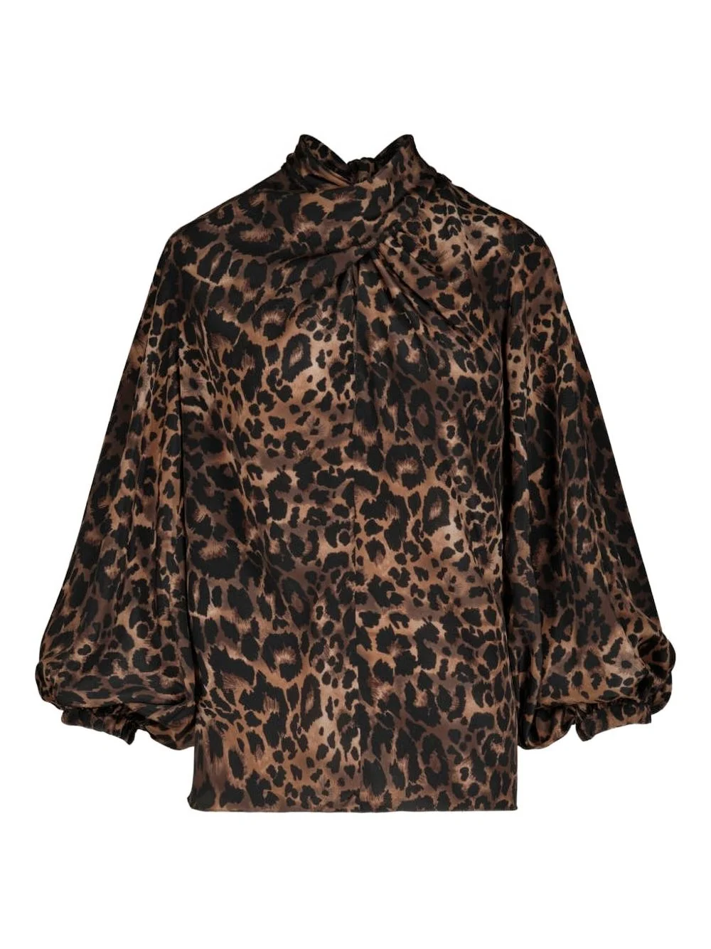 Intricate Islands bishop-sleeves top - 1