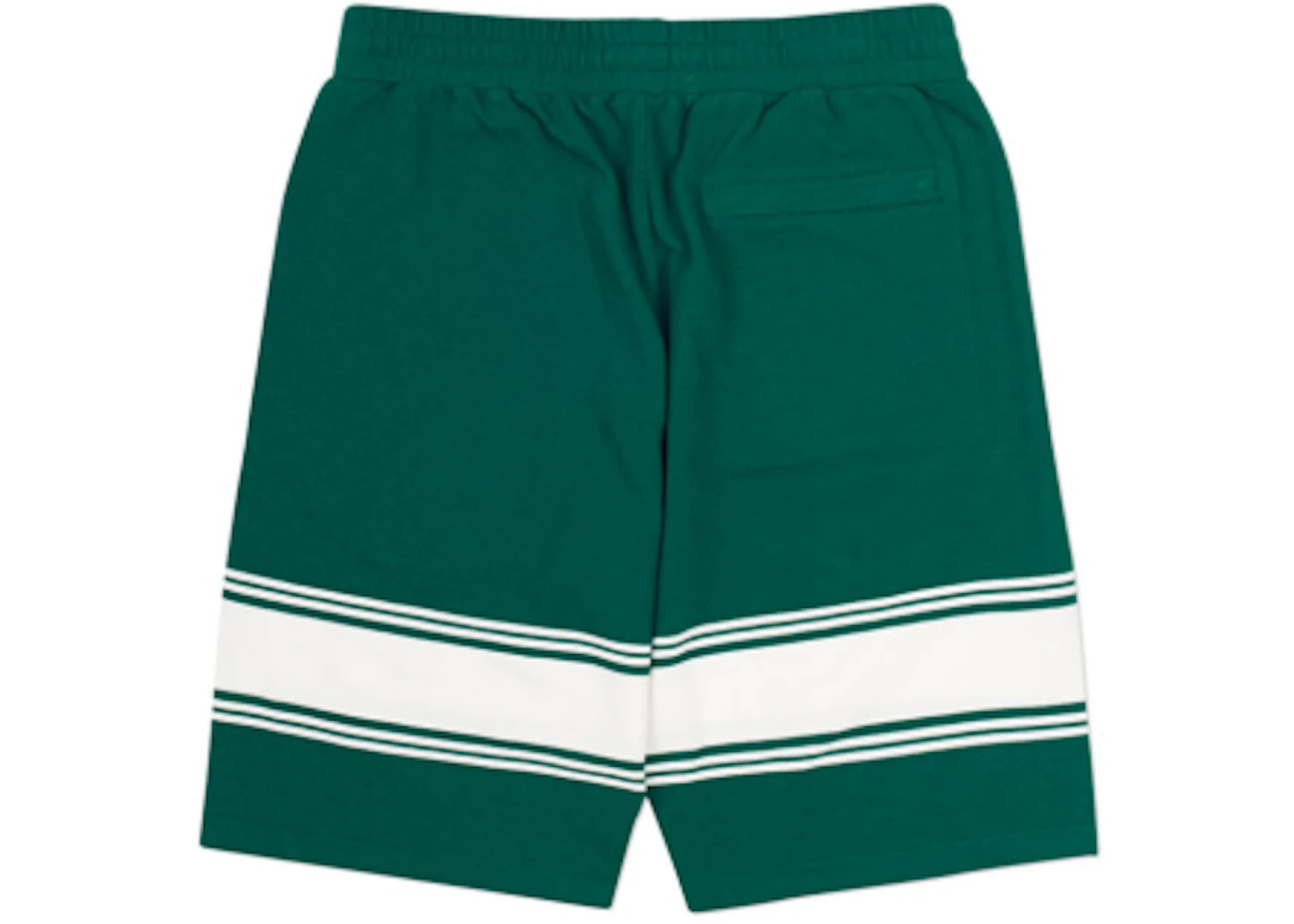 Palace Marina Stripe Pique Shorts White/Green - 2