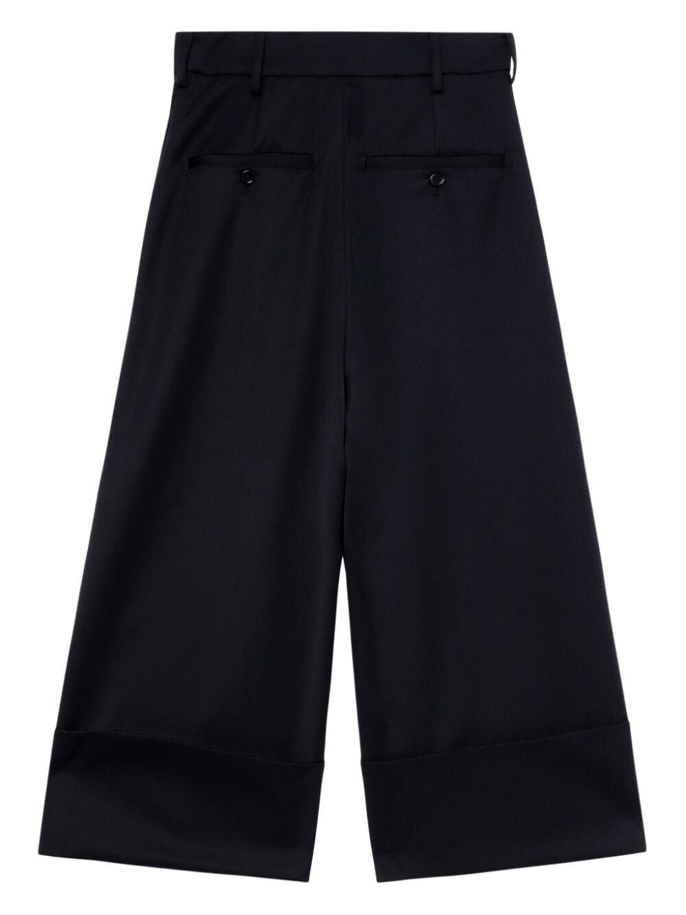 Simone Rocha Women Sculpted Cropped Wide Leg Trousers - 4