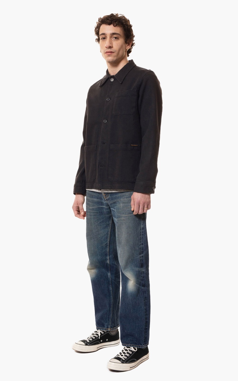 BARNEY WORKER JACKET BLACK - 2