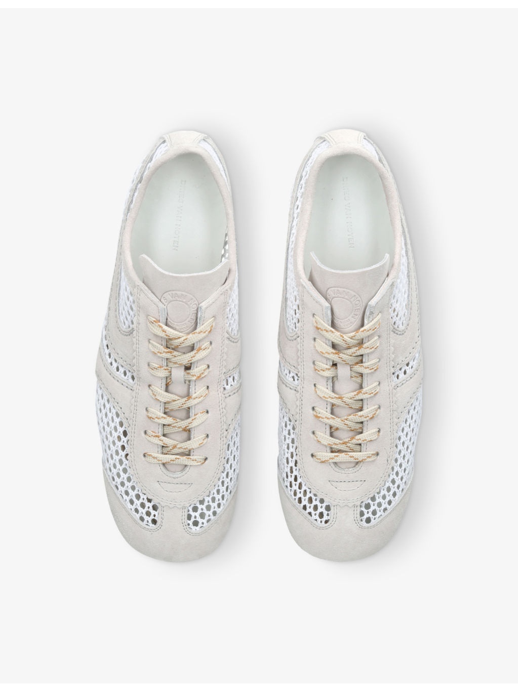 Dustin Stripe Mesh and Suede Low-Top Trainers - 2