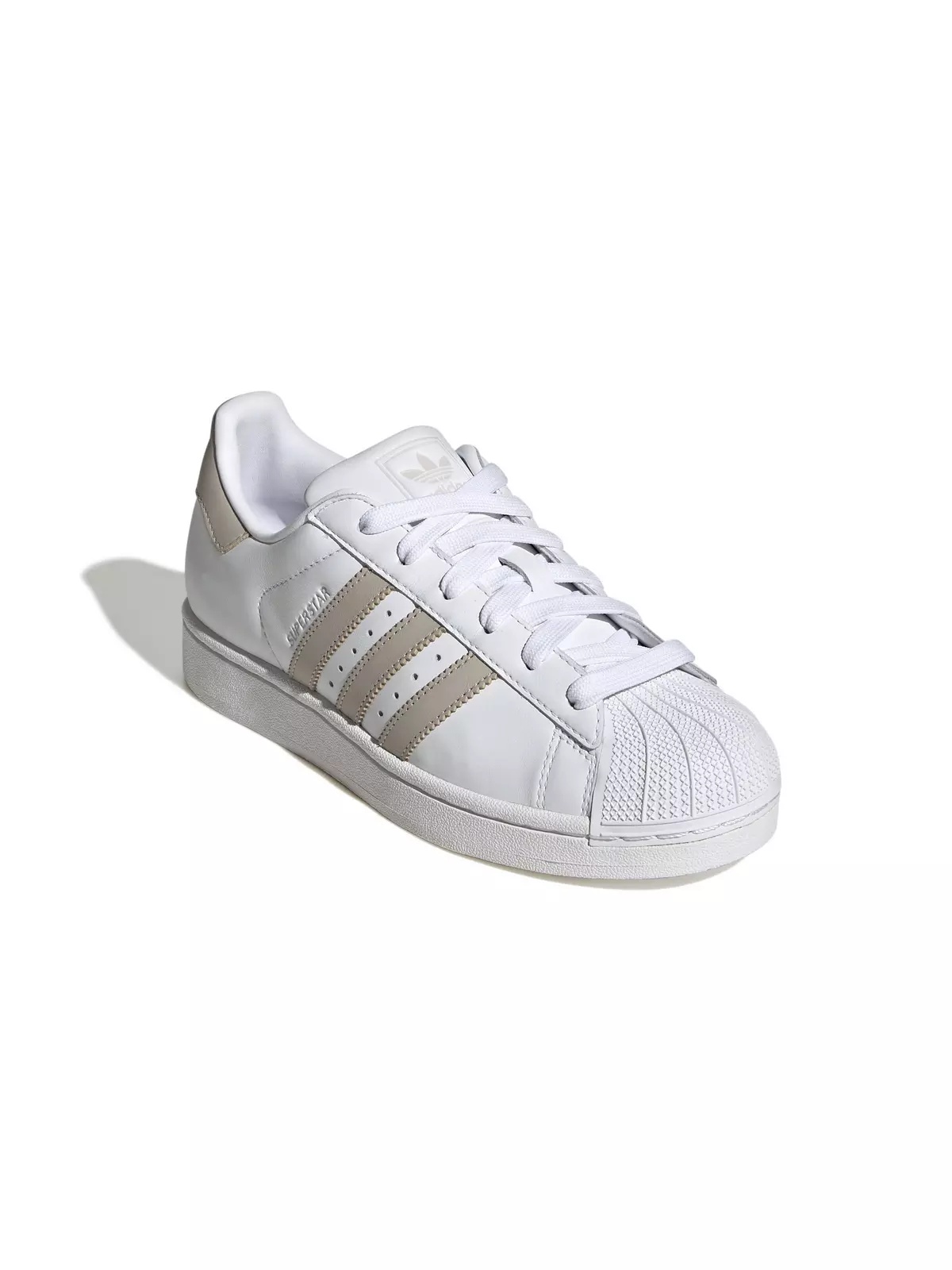 Originals Superstar II "Ftwr White/Wonder Beige/Alumina" Women's Shoe - 3