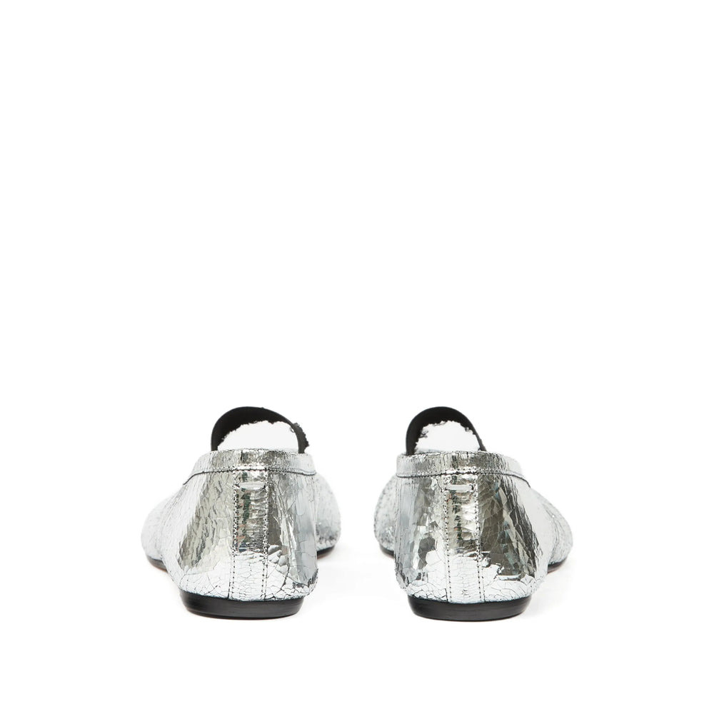 Maison Margiela Silver Ballet Flats Women - 5