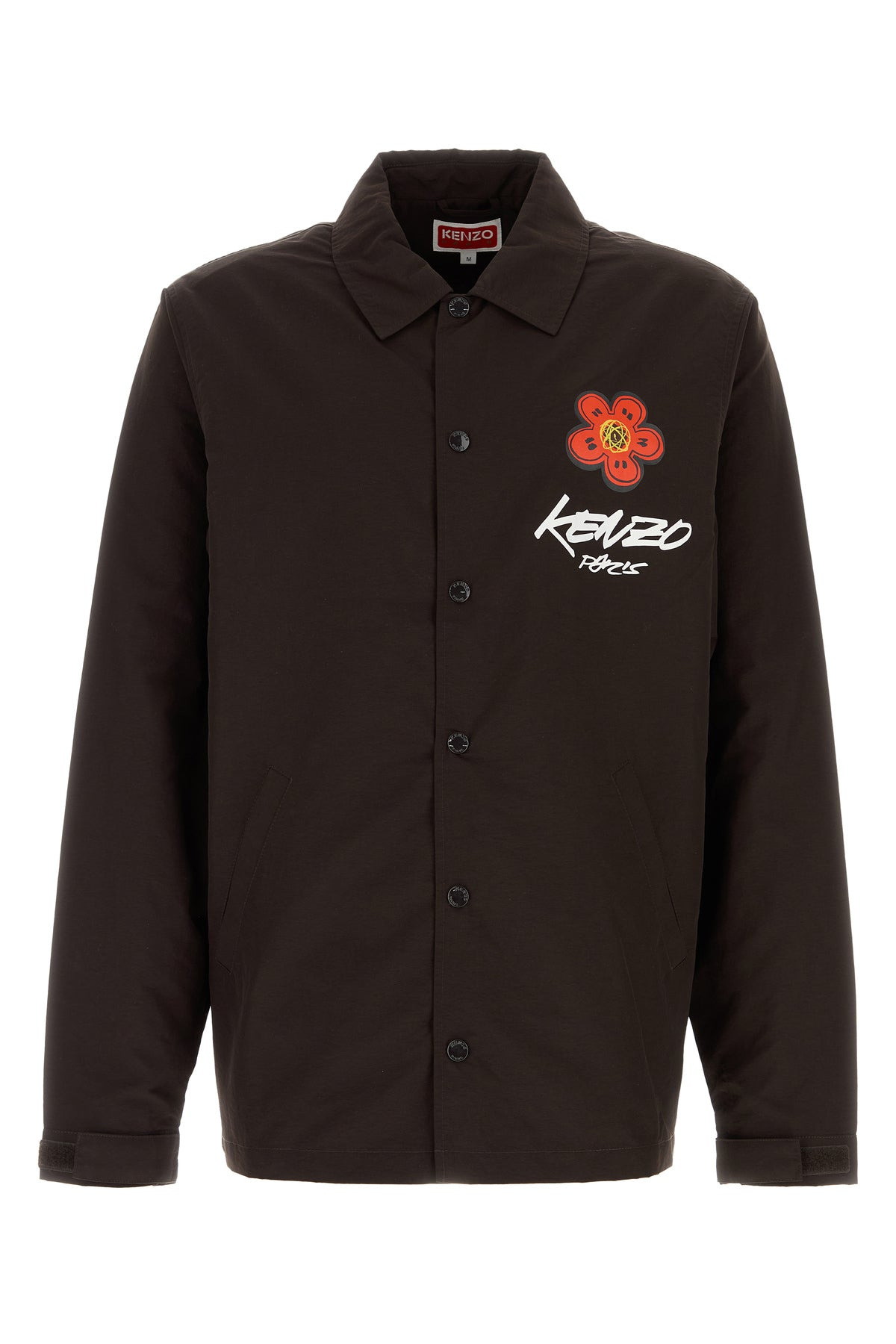 Chocolate nylon Kenzo x Futura 2000 jacket - 1