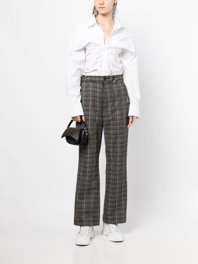 Maison MIHARAYASUHIRO check-pattern trousers outlook