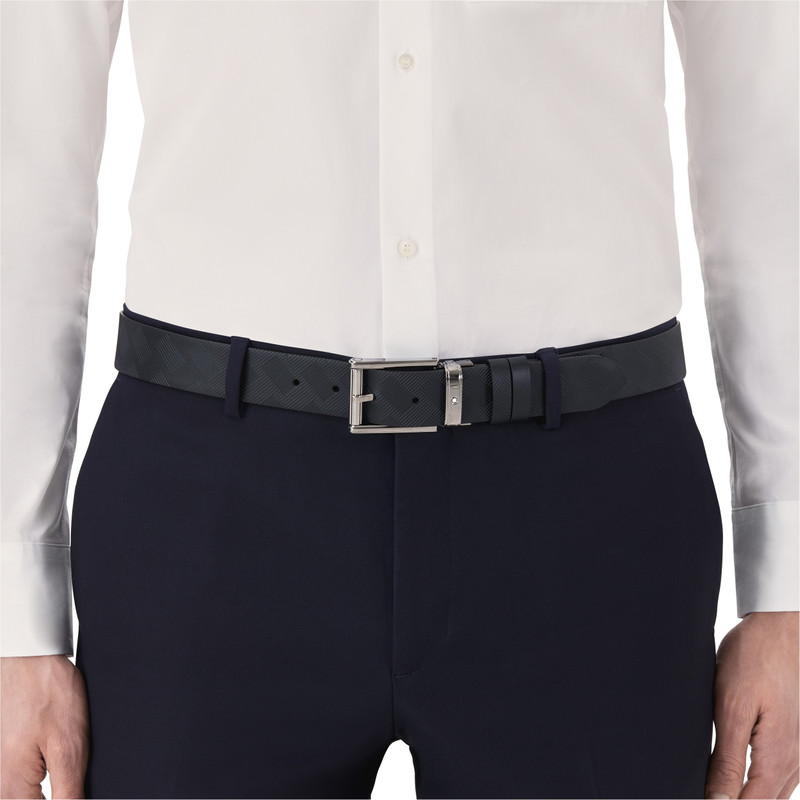 Montblanc Black 35 mm leather belt outlook