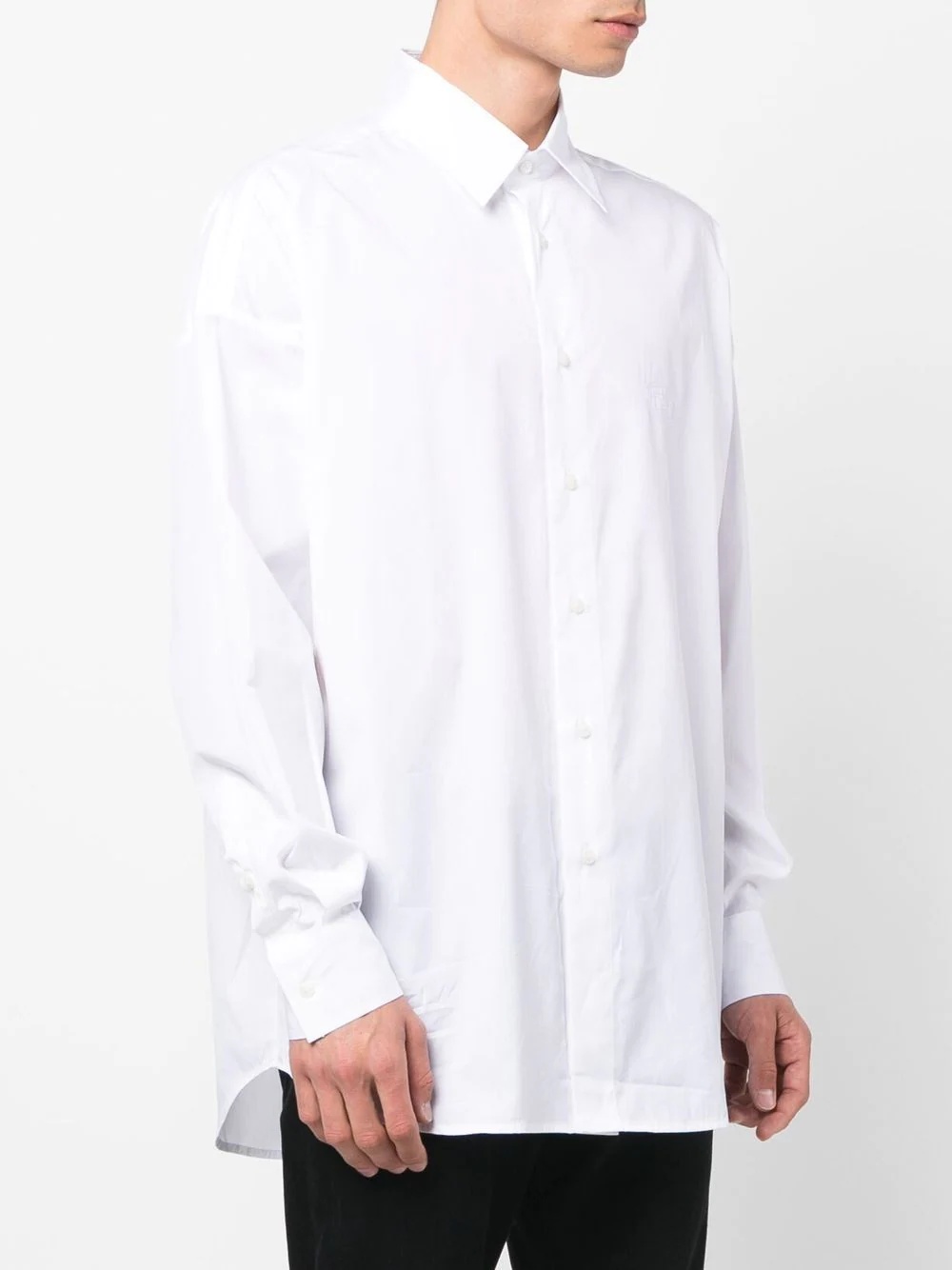 tonal logo long-sleeve shirt - 3