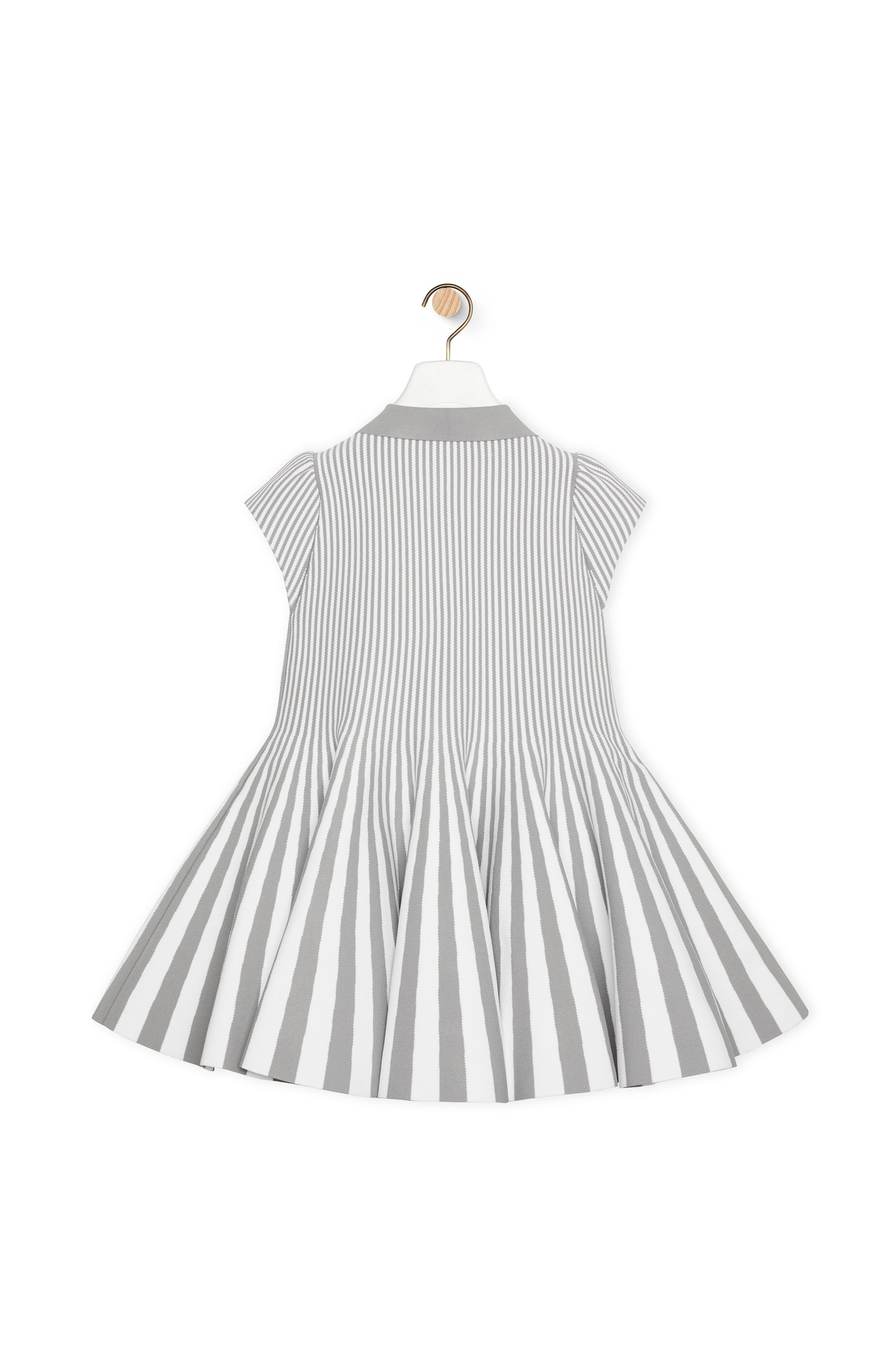 Striped mini dress in viscose blend knit - 2