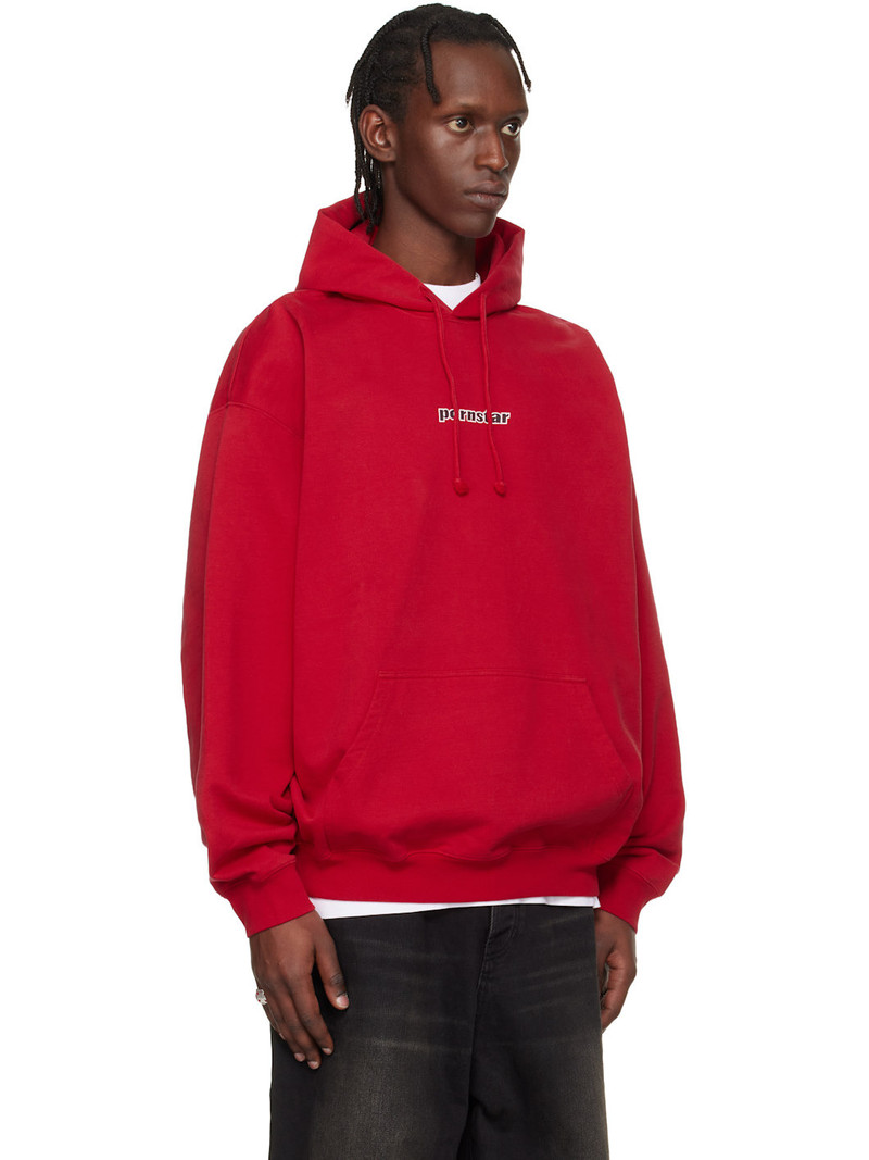Red 'Pornstar' Hoodie 2